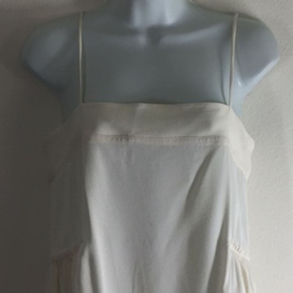 Helmut Lang Ecru Hi/Low Spaghetti Strap Ca… - Picture 7 of 15